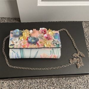 Aldo Flower Clutch Bag